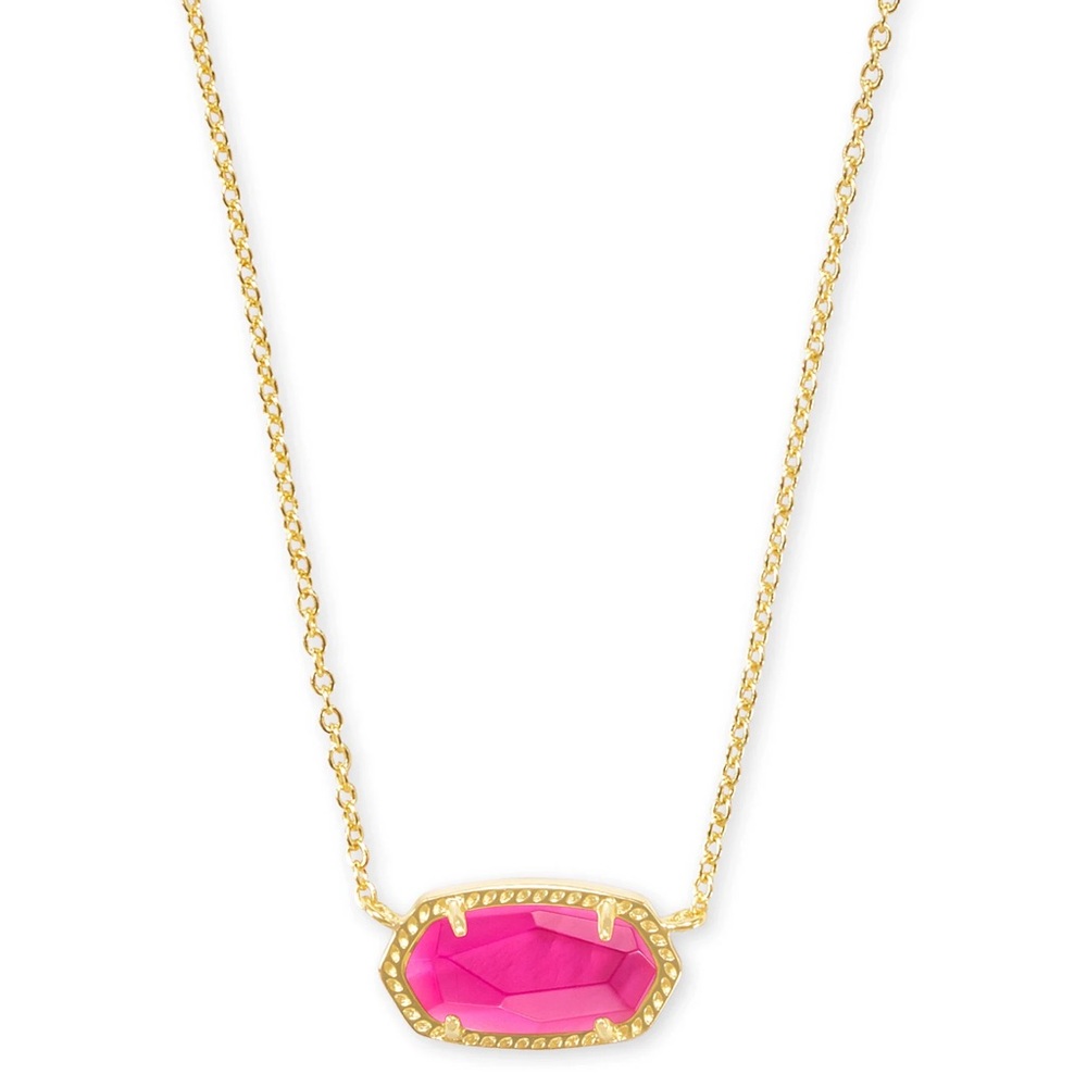 pink elisa kendra scott necklace